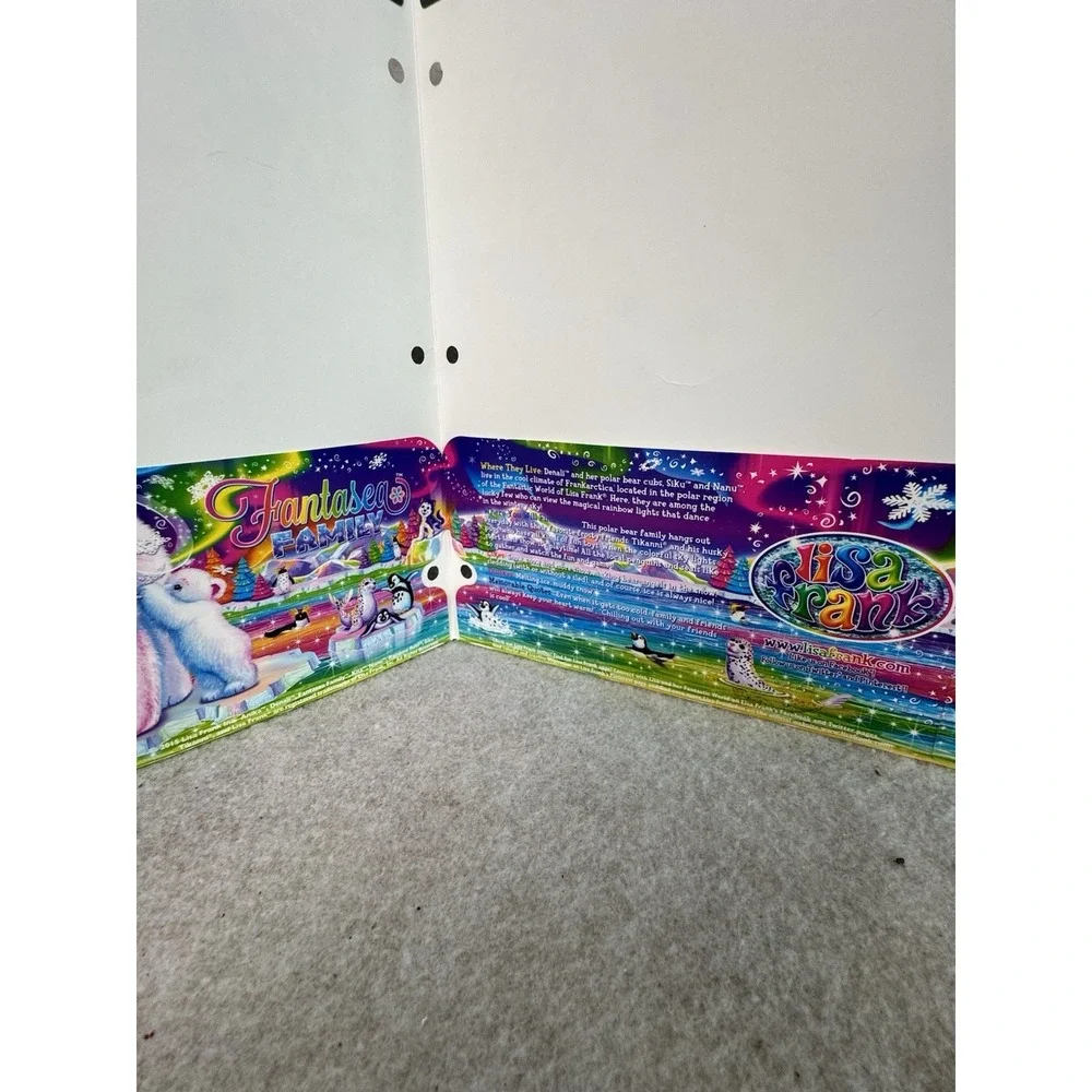 Lisa Frank Fantasea Family Folder 11.81 x 9.37